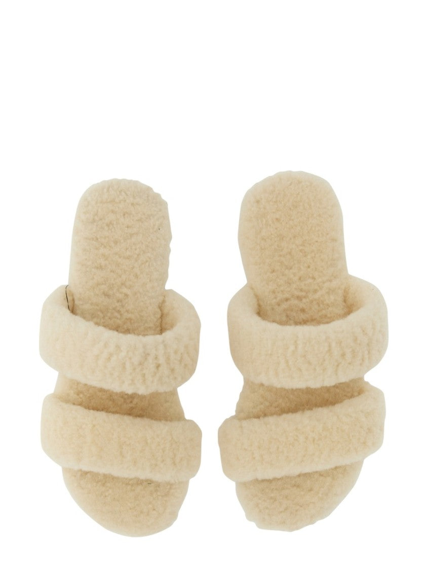 Saint Laurent Shearling Sandal