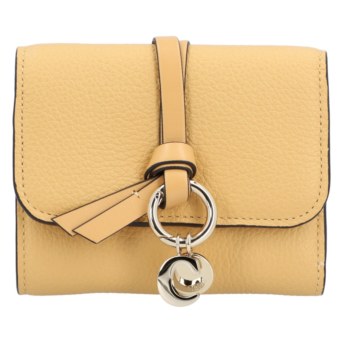 Chloé Tri-Fold Wallet Alphabet Yellow