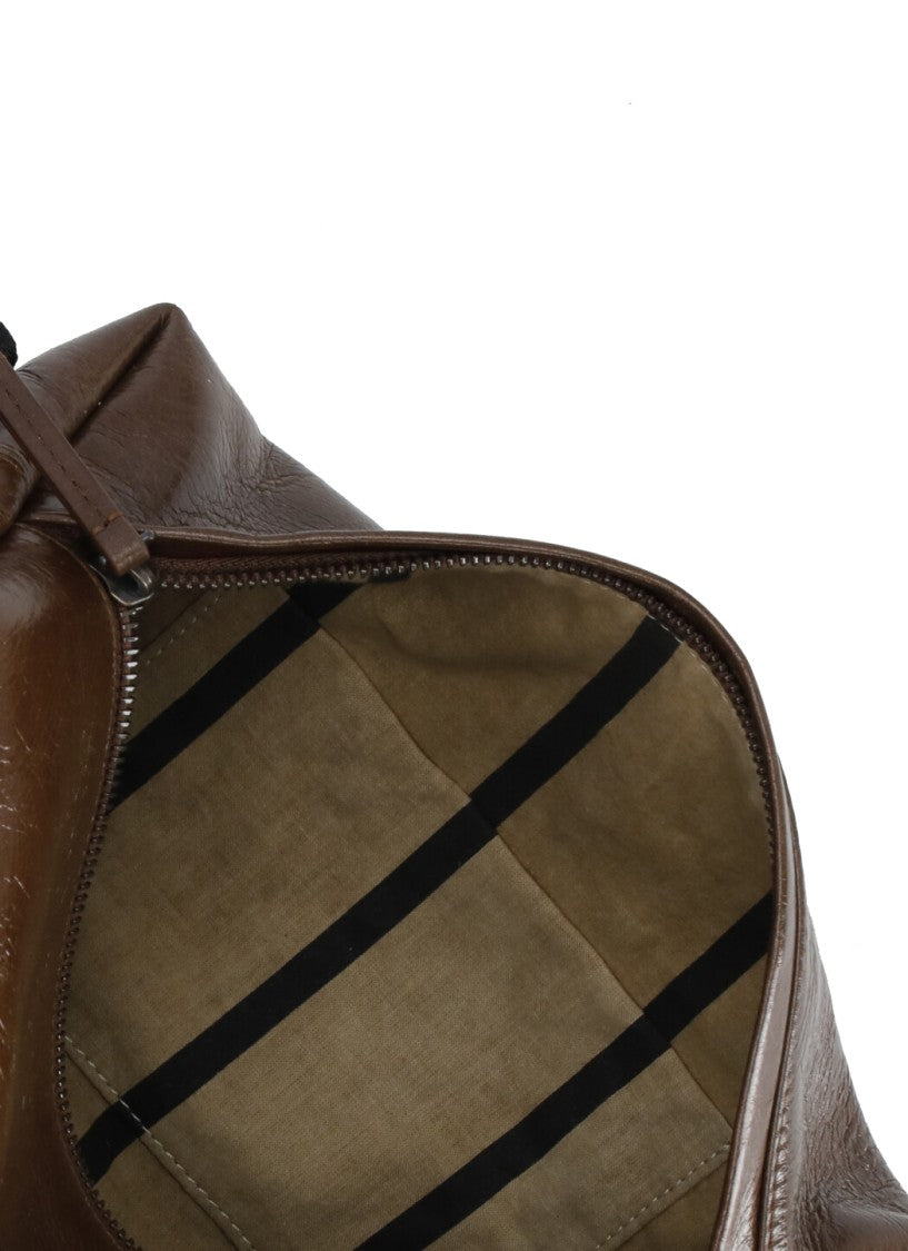 Uma Wang Leather Shoulder Bag