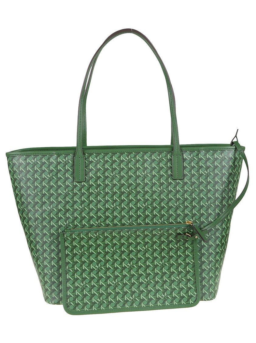 Tory Burch Geometric-Patterned Water-Resistant Tote Bag