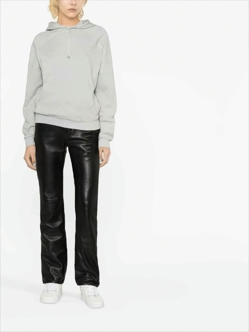 Saint Laurent Relaxed Fit Hoodie With Classic Kangaroo Pocket Design