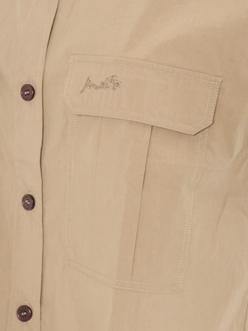 P.A.R.O.S.H. Relaxed Fit Shirt With Classic Collar