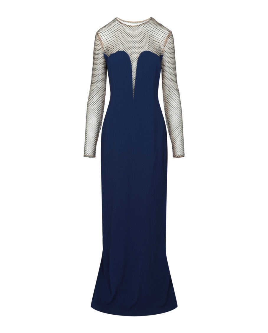 Stella Mccartney Myah Embellished Long Sleeve Gown