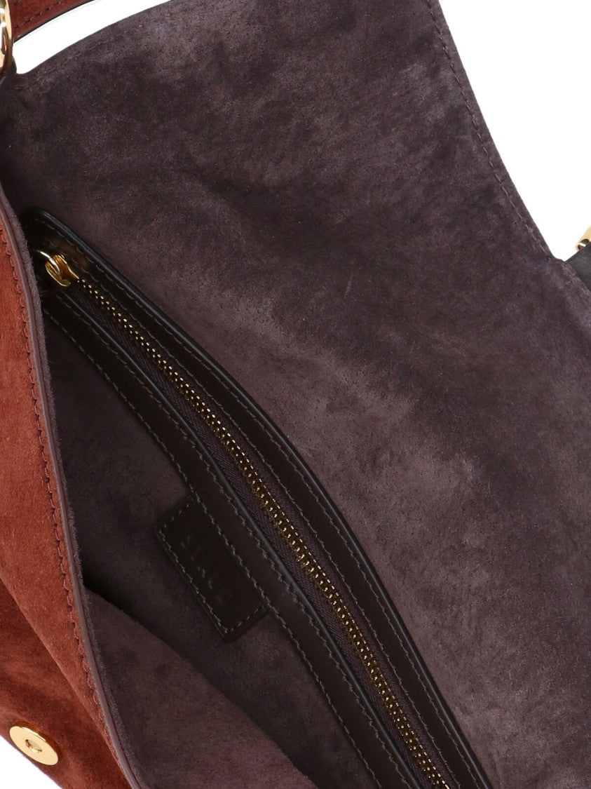 Staud "Harlow" Shoulder Bag – Brown