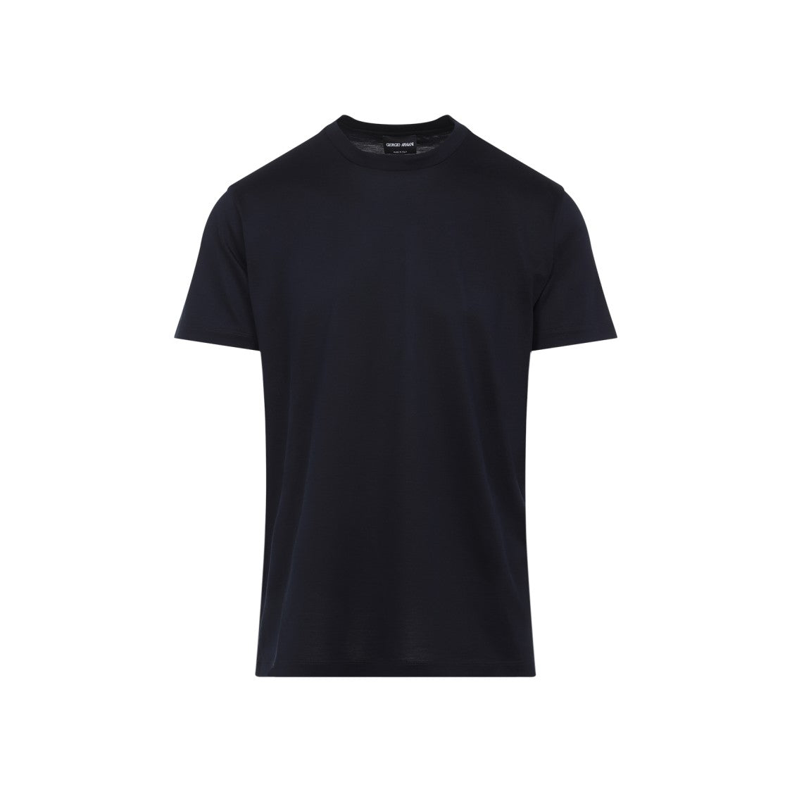 Giorgio Armani Blue Silk T-Shirt