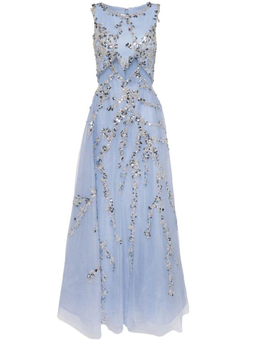 Saiid Kobeisy Tulle Dress With Beading