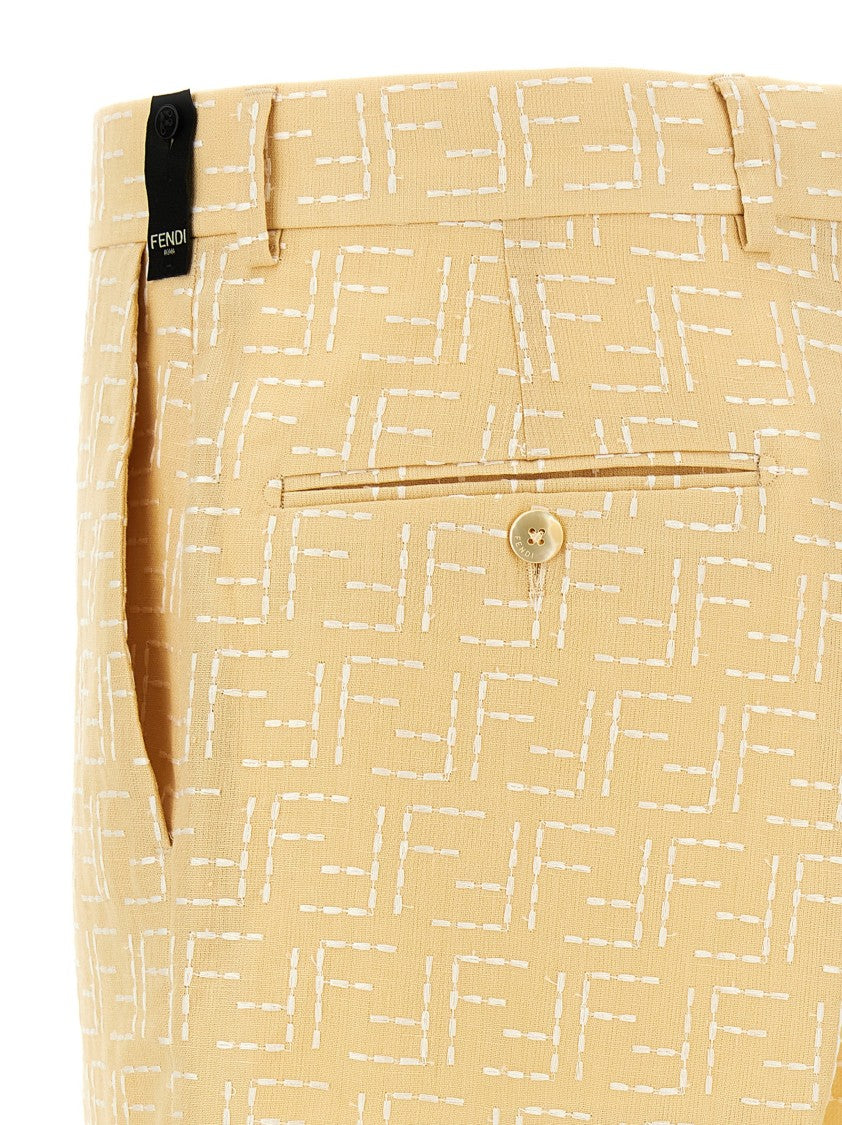 Fendi Jacquard Ff Bermuda