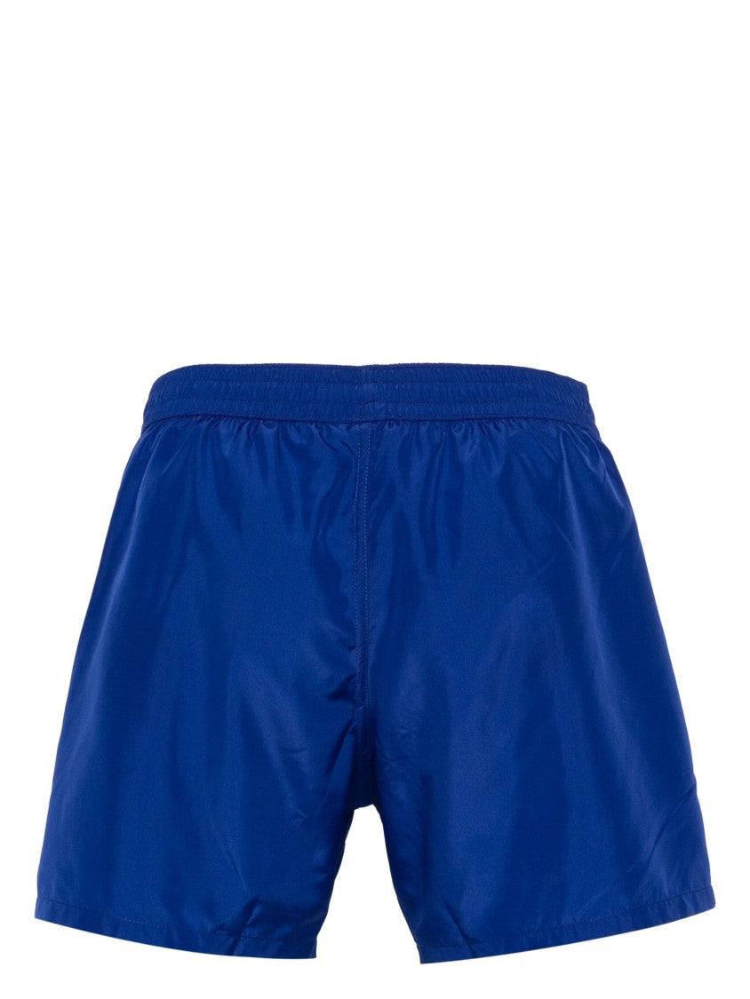 Balmain Logo-Print Swim Shorts