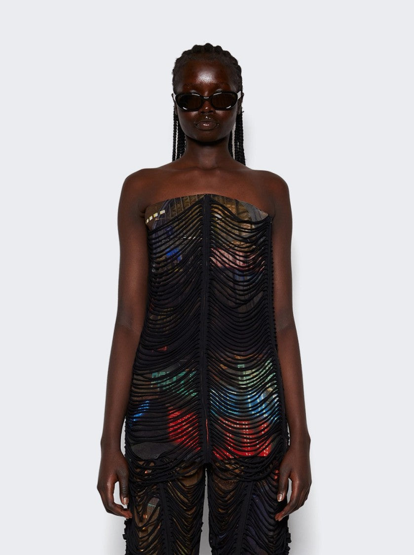 Jean Paul Gaultier X Shayne Oliver Slashing 3D Mini Dress