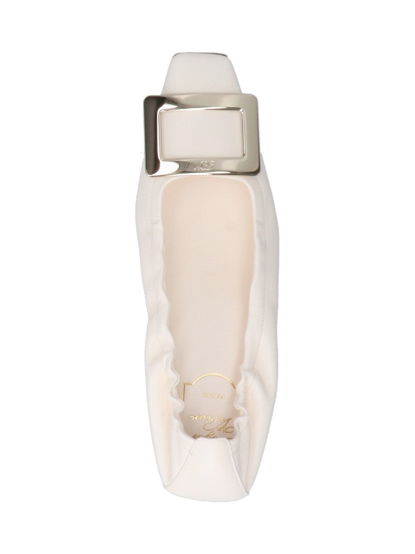 Roger Vivier Ballerine Flats With Draped Nappa Leather