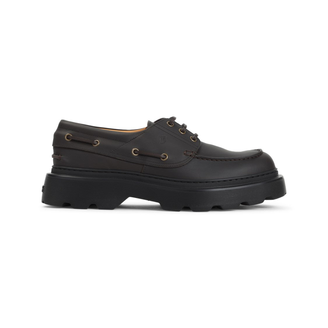 Tod's Brown Leather Lace-Up