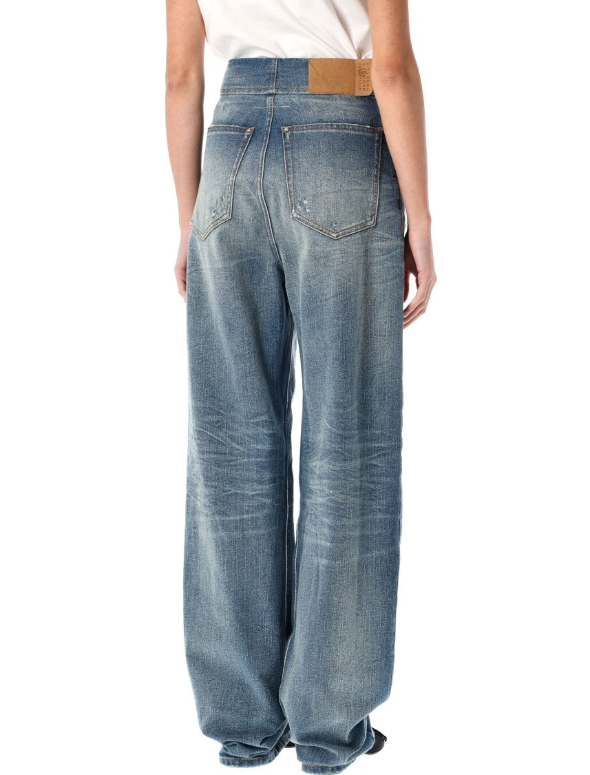 Mm6 By Maison Margiela Rhianna Denim Jeans