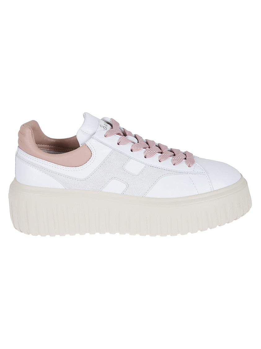 Hogan Low-Top Sneakers With Suede Side Stripes
