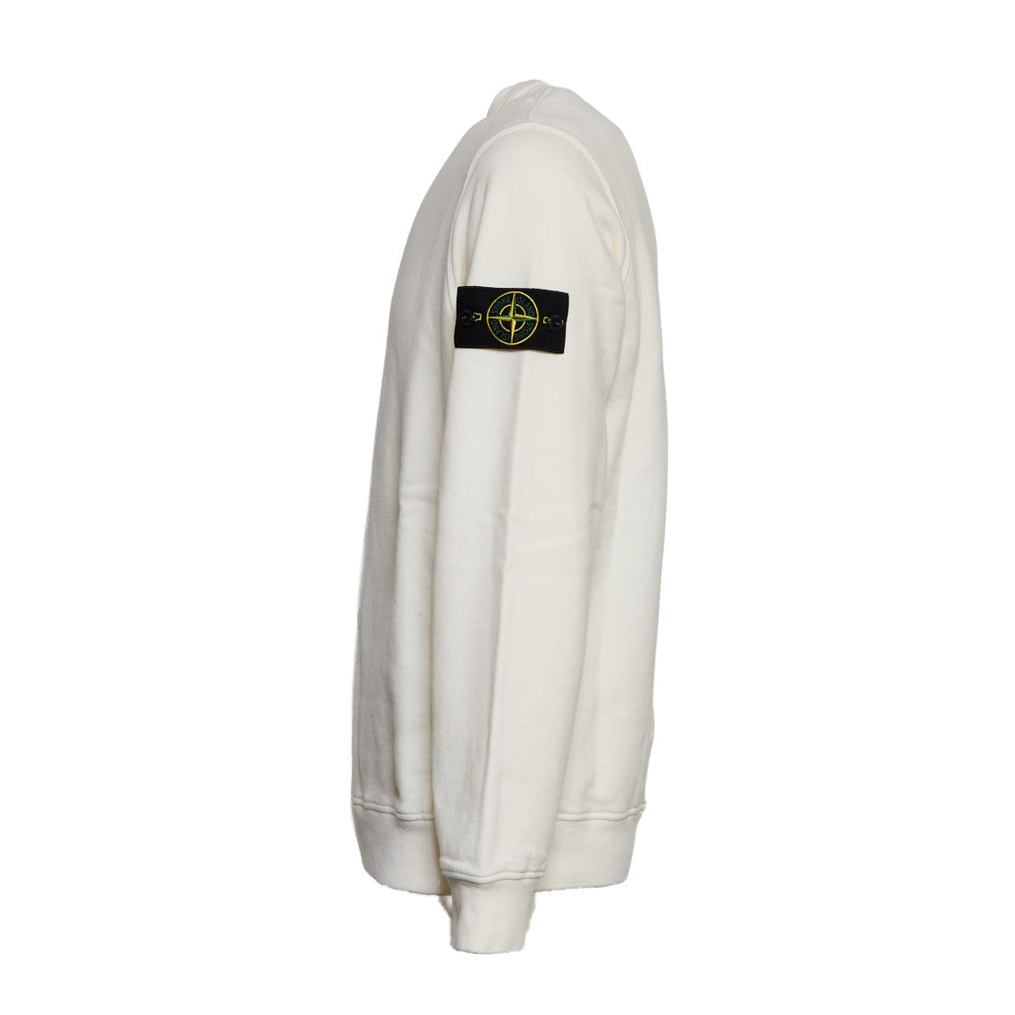 Stone Island Brushed Organic Cotton Fleece Crewneck Sweatshirt
