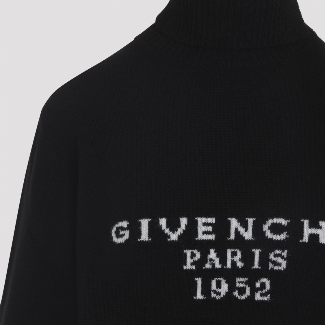 Givenchy Black Wool High Neck Sweater