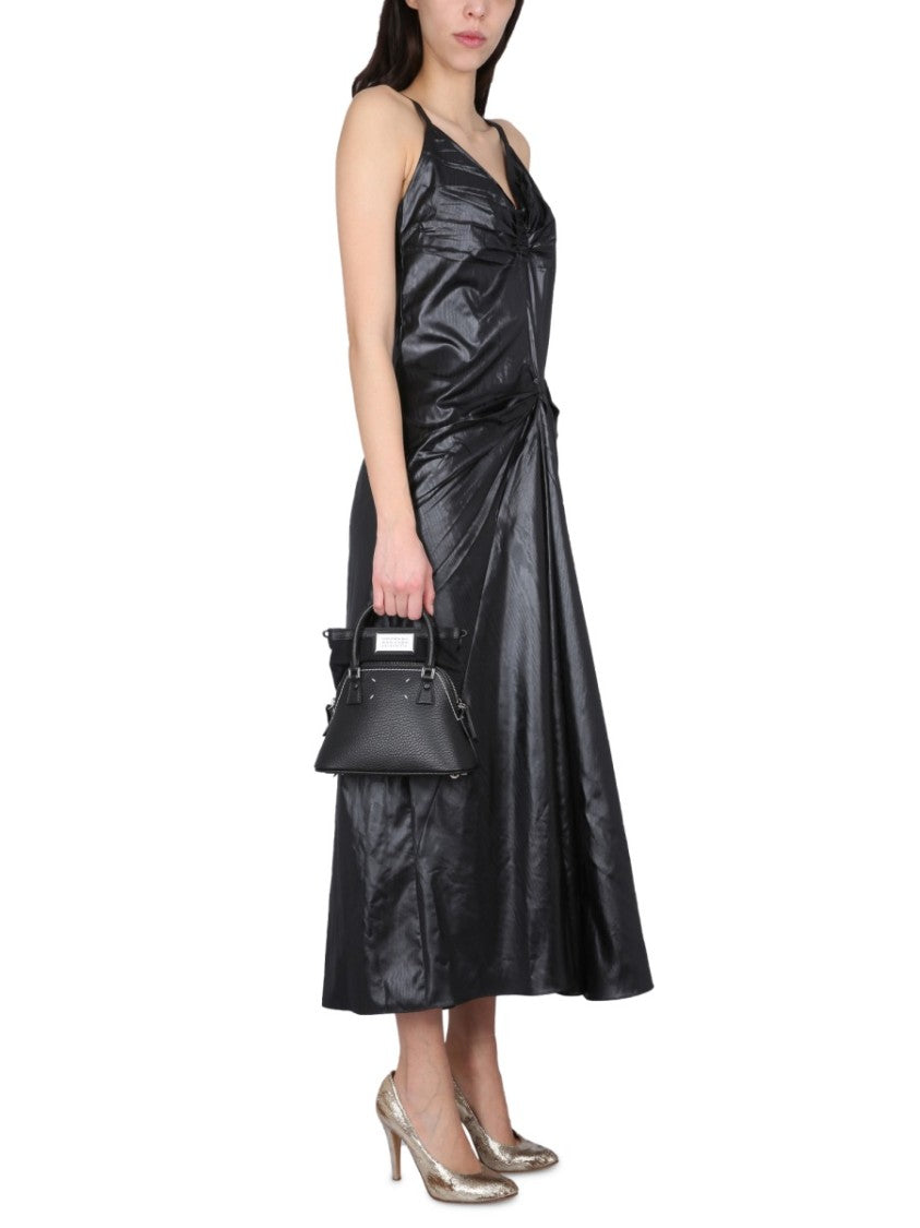 Maison Margiela Moiré Polyester Dress