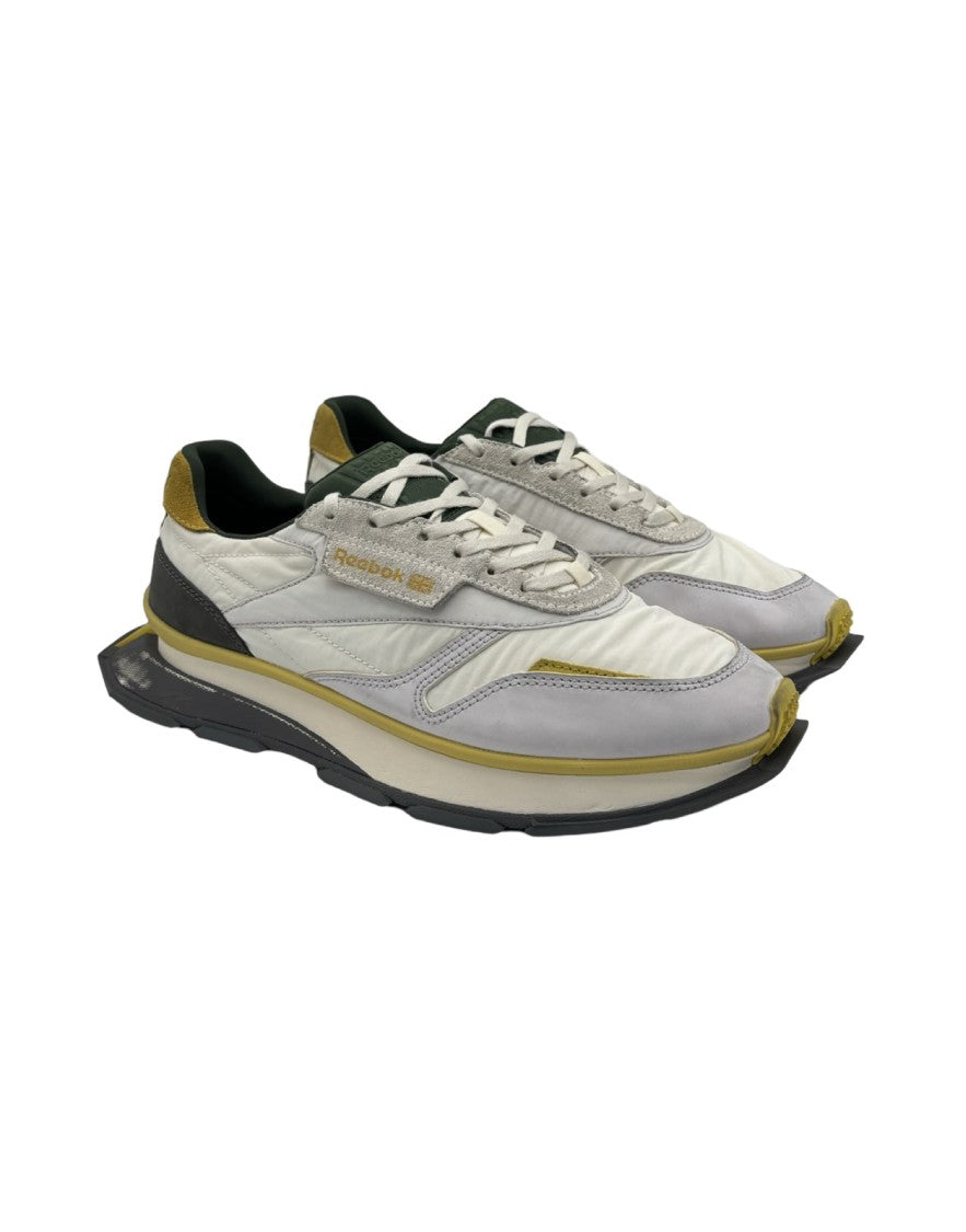 Reebok Classic Leather Ltd Grey/Yellow Sport Nylon Sneakers