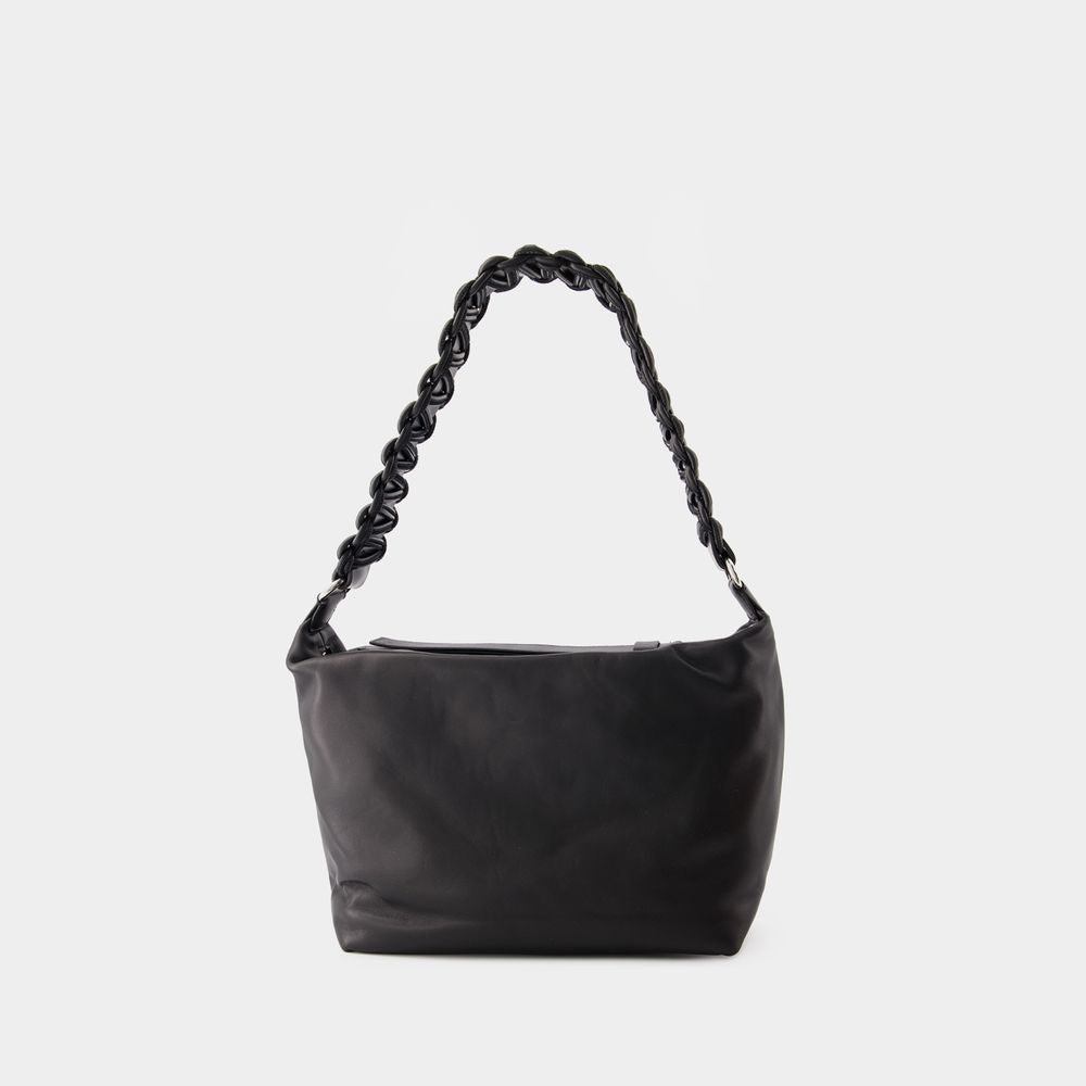Kara Hobo Lattice Xl Bag - Leather - Black