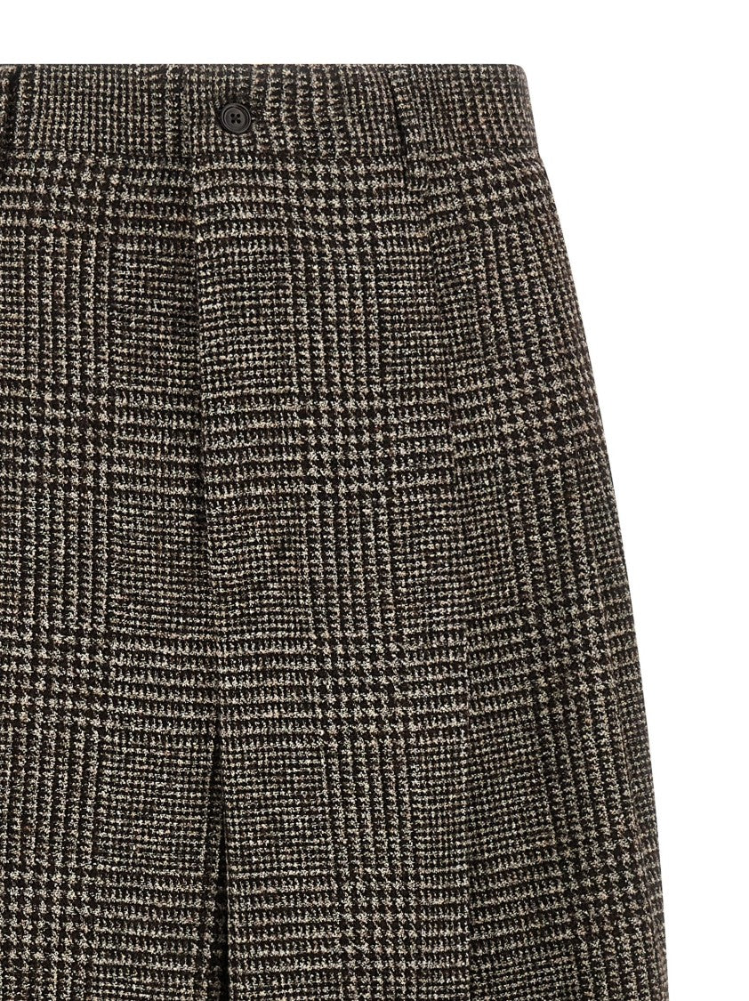 Dolce & Gabbana Prince Of Wales Wool Pants