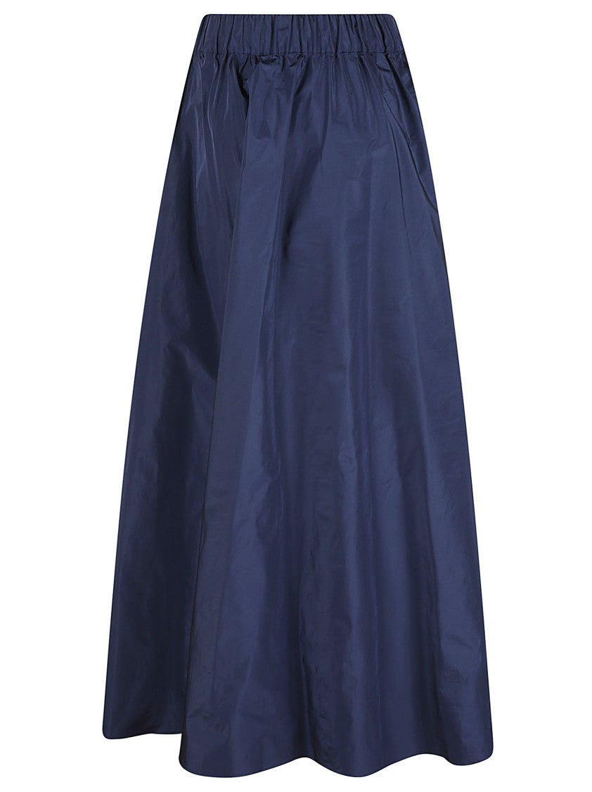 P.A.R.O.S.H. Voluminous High-Waisted Maxi Skirt With Smooth Finish