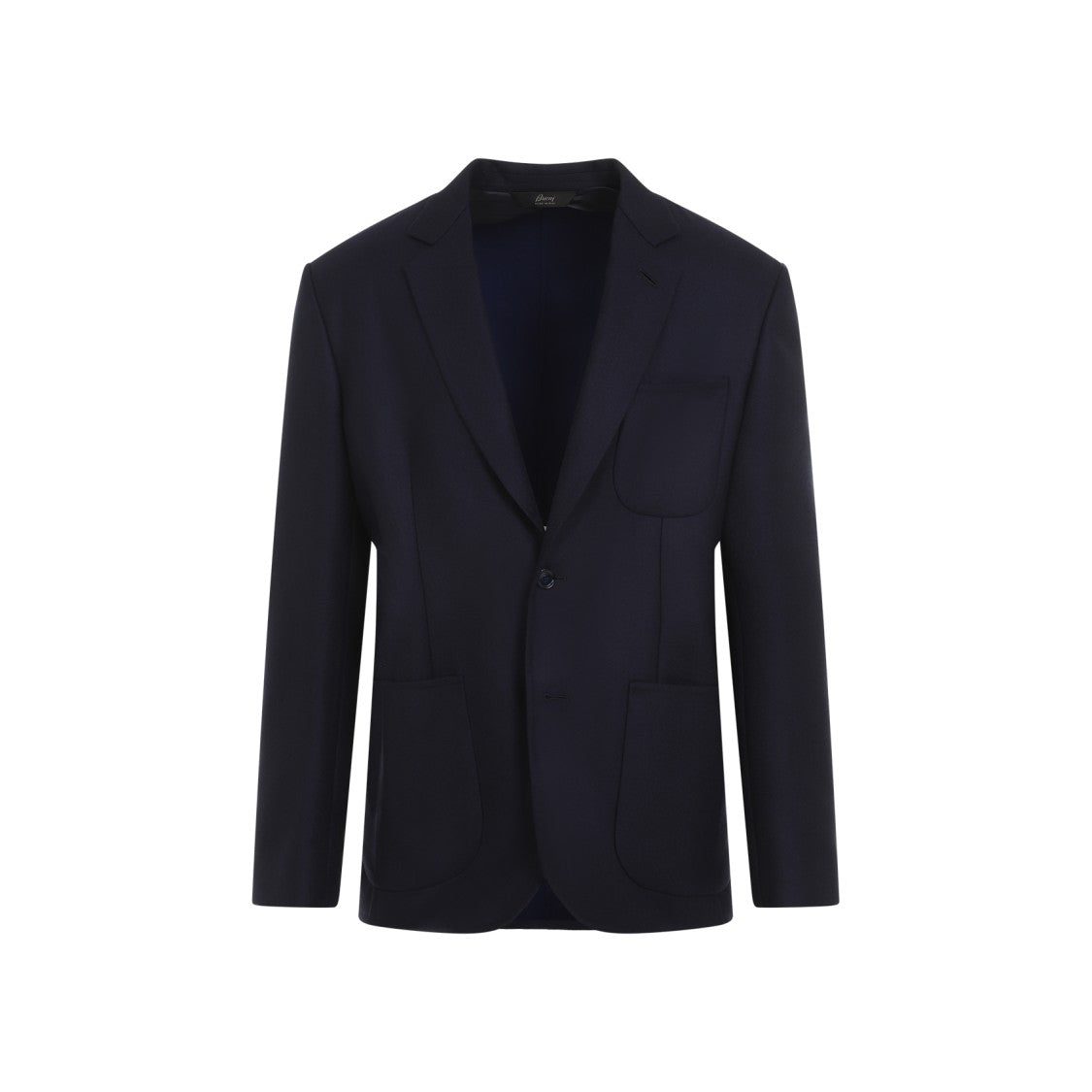 Brioni Navy-Blue Sapphire Wool Ds Jacket