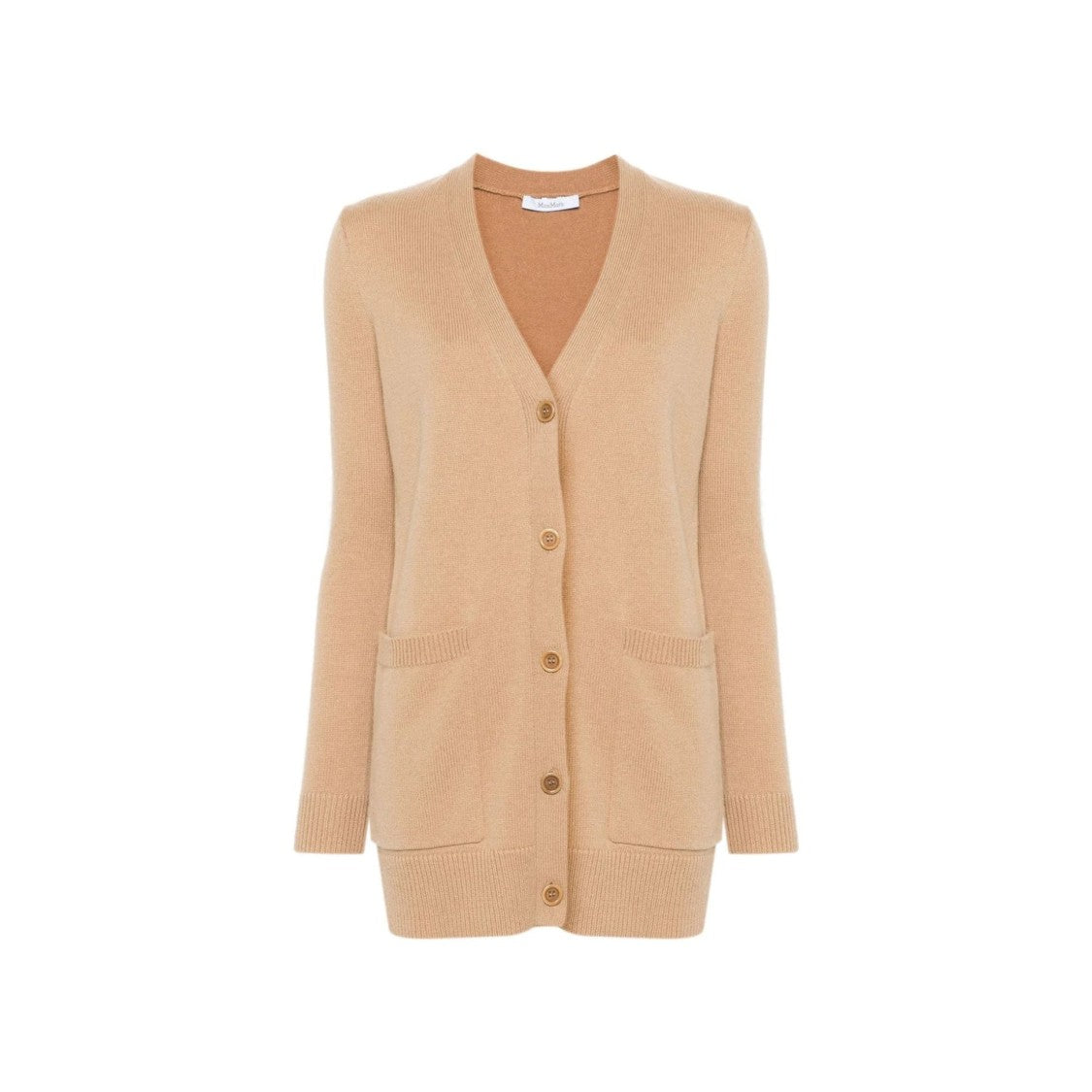 Max Mara Cashmere-Wool Blend Villar Cardigan With Sequin Motif