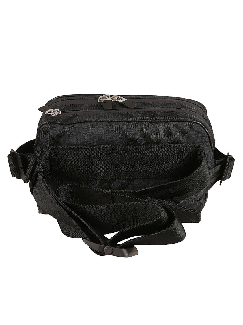 Burberry Textured Black Nylon Bag