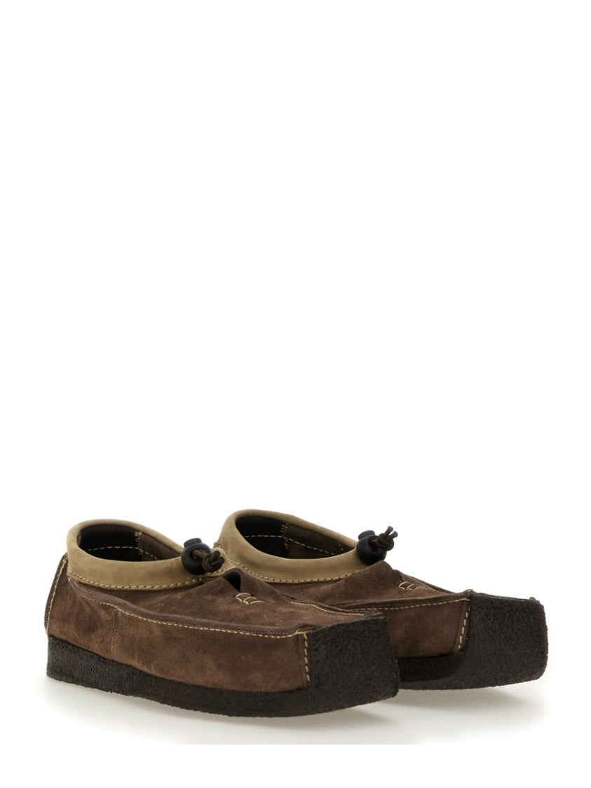 Woburn Walk Brown Suede Loafers With Leather Trim