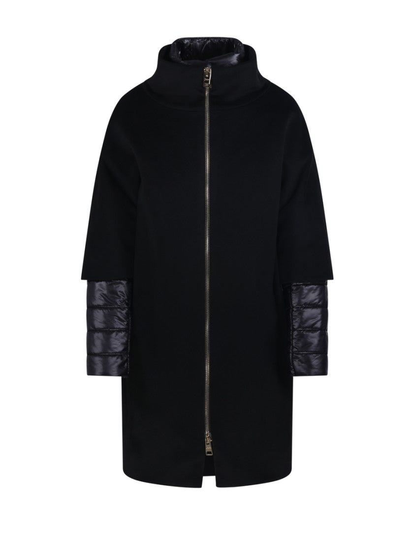 Herno Short Coat With High Collar