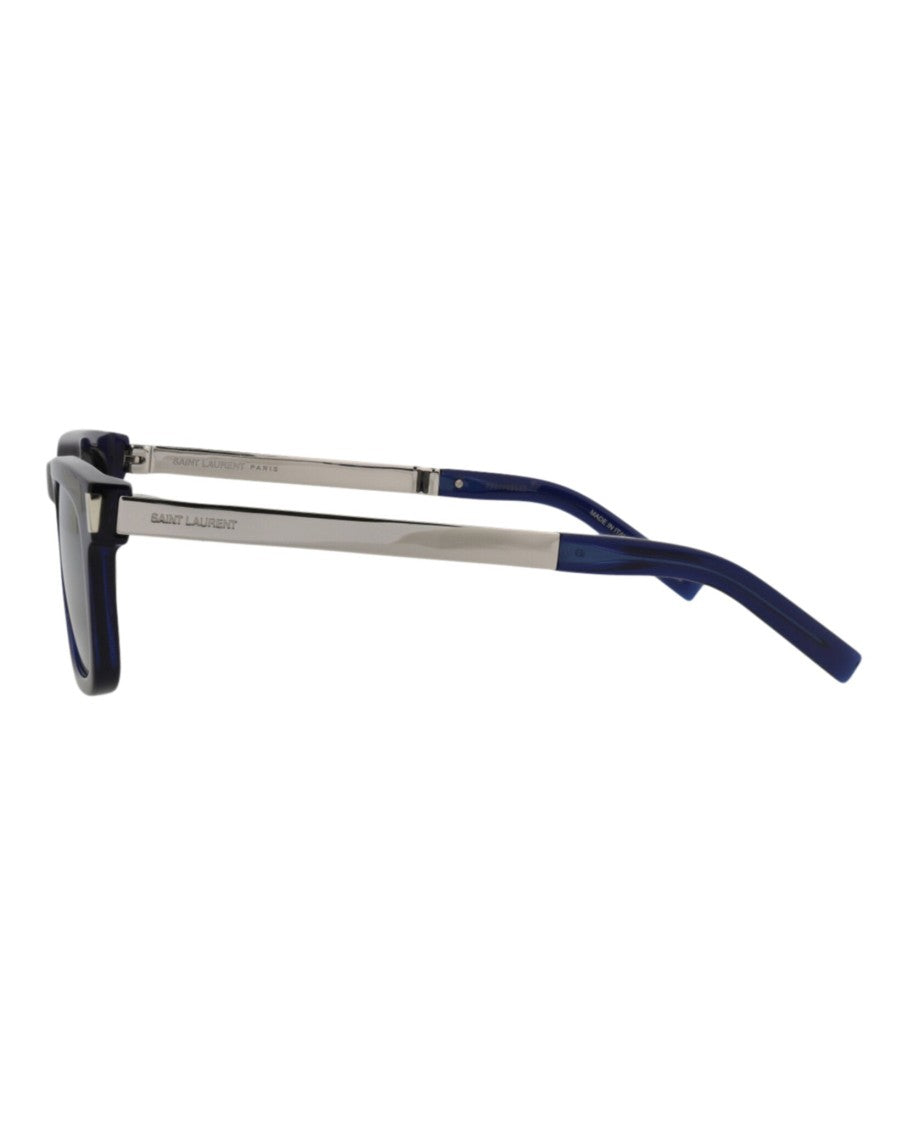 Saint Laurent Square-Frame Recycled Acetate Sunglasses