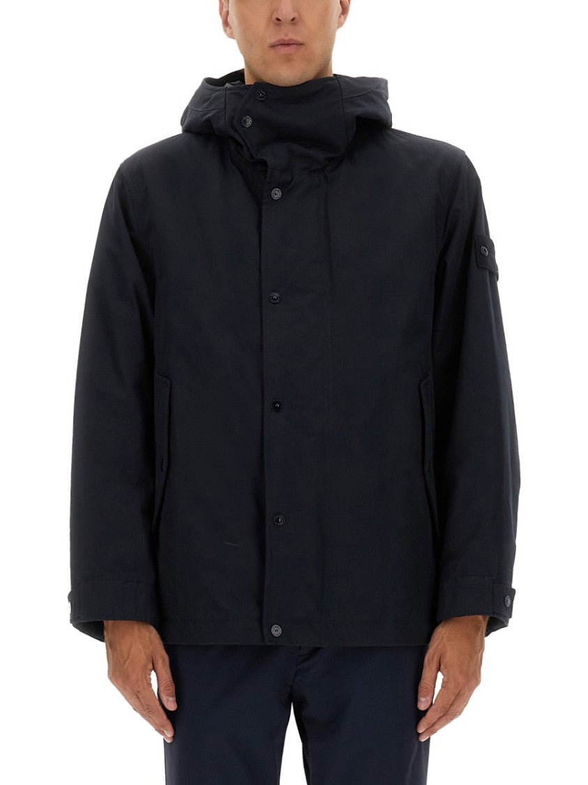 Stone Island Waterproof Jacket With Hood