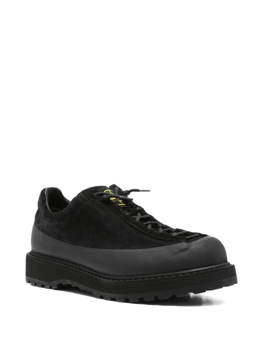 Stone Island Lace-Up Suede Trainers