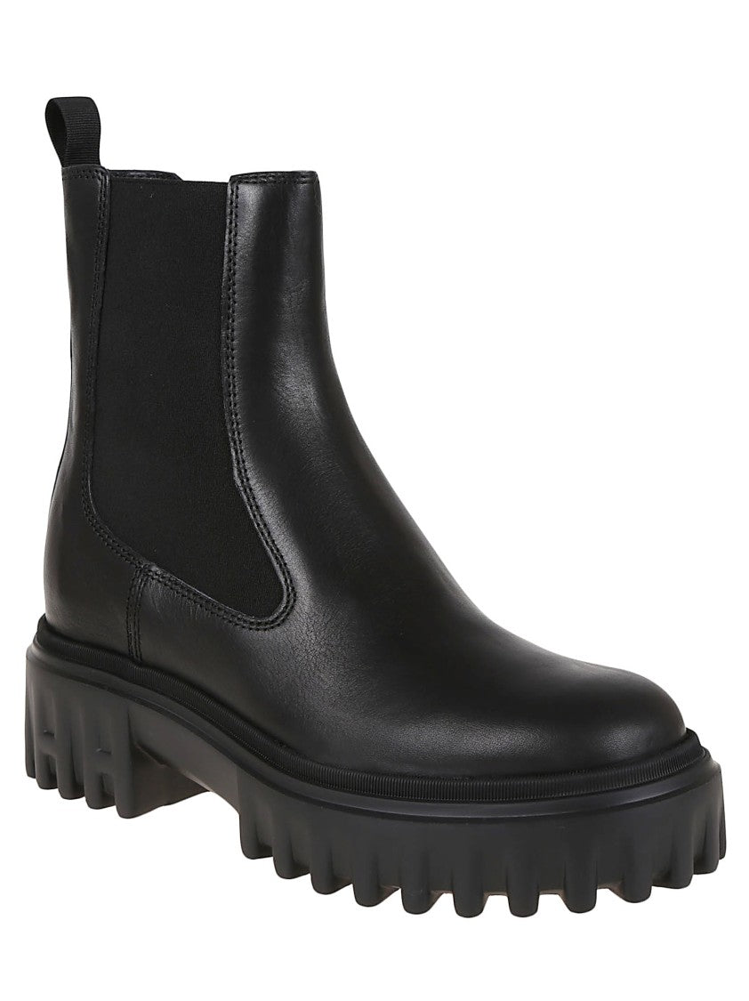Hogan H700 Leather Chelsea Boots