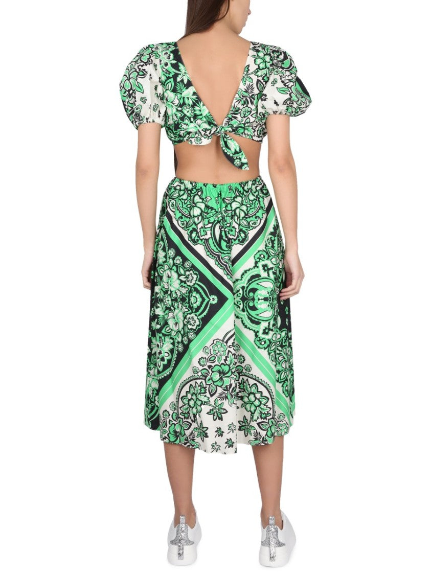 Red Valentino Bandana Print Dress