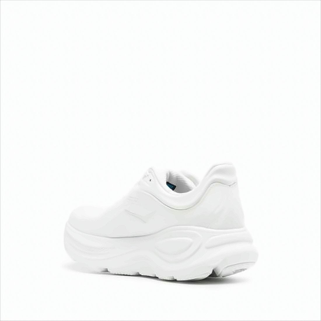Hoka Monochromatic Athletic Sneakers With Cushioned Sole