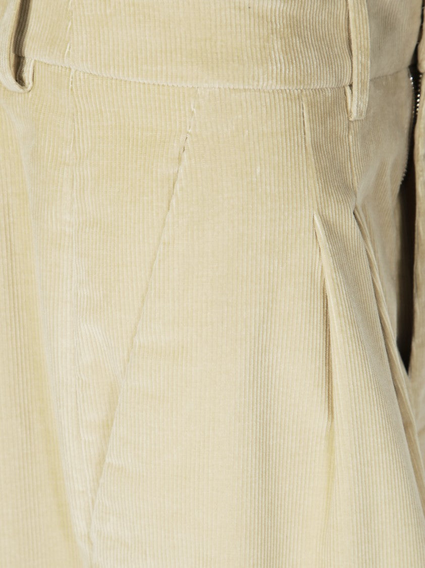 Dondup Tailored High-Waist Straight Leg Pants