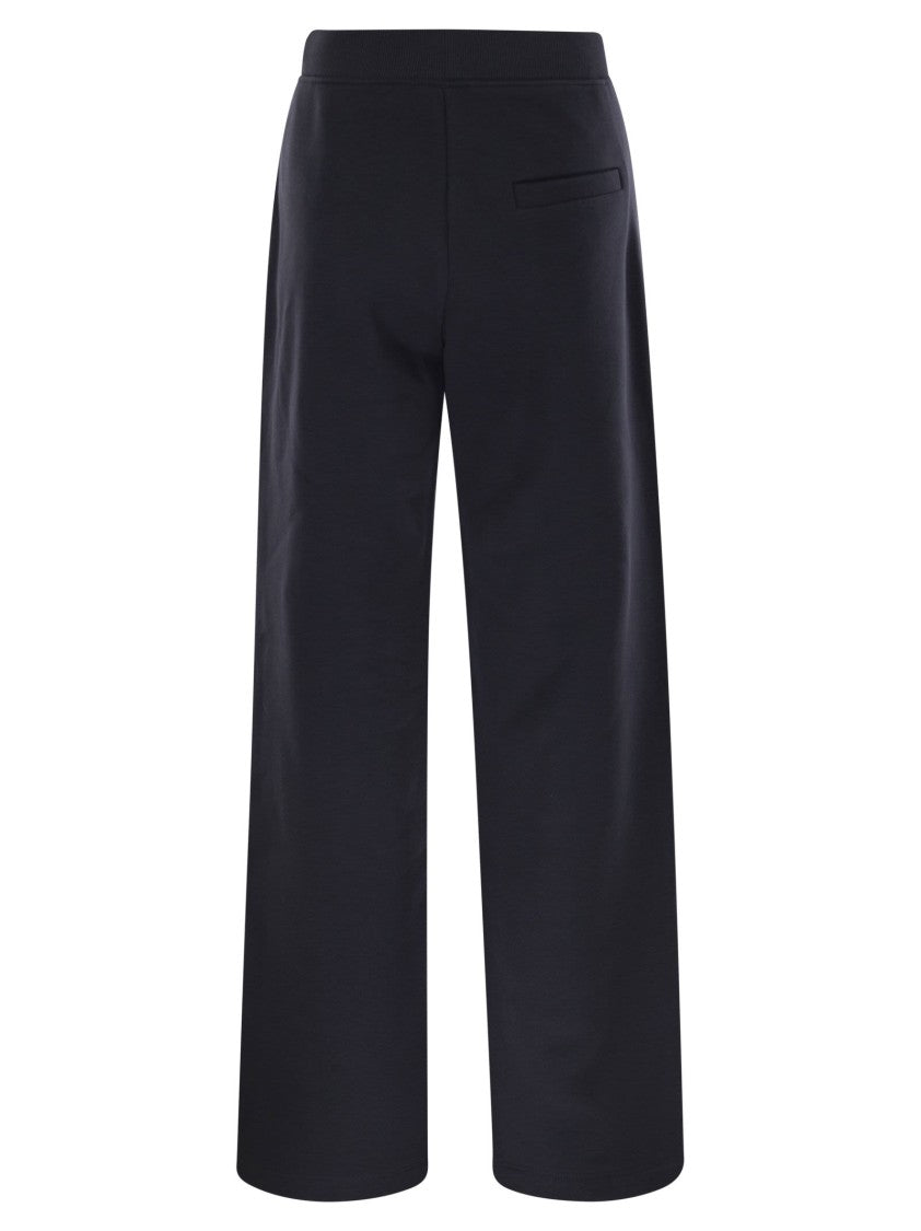 Max Mara Pompeo - Cotton Trousers With Logo