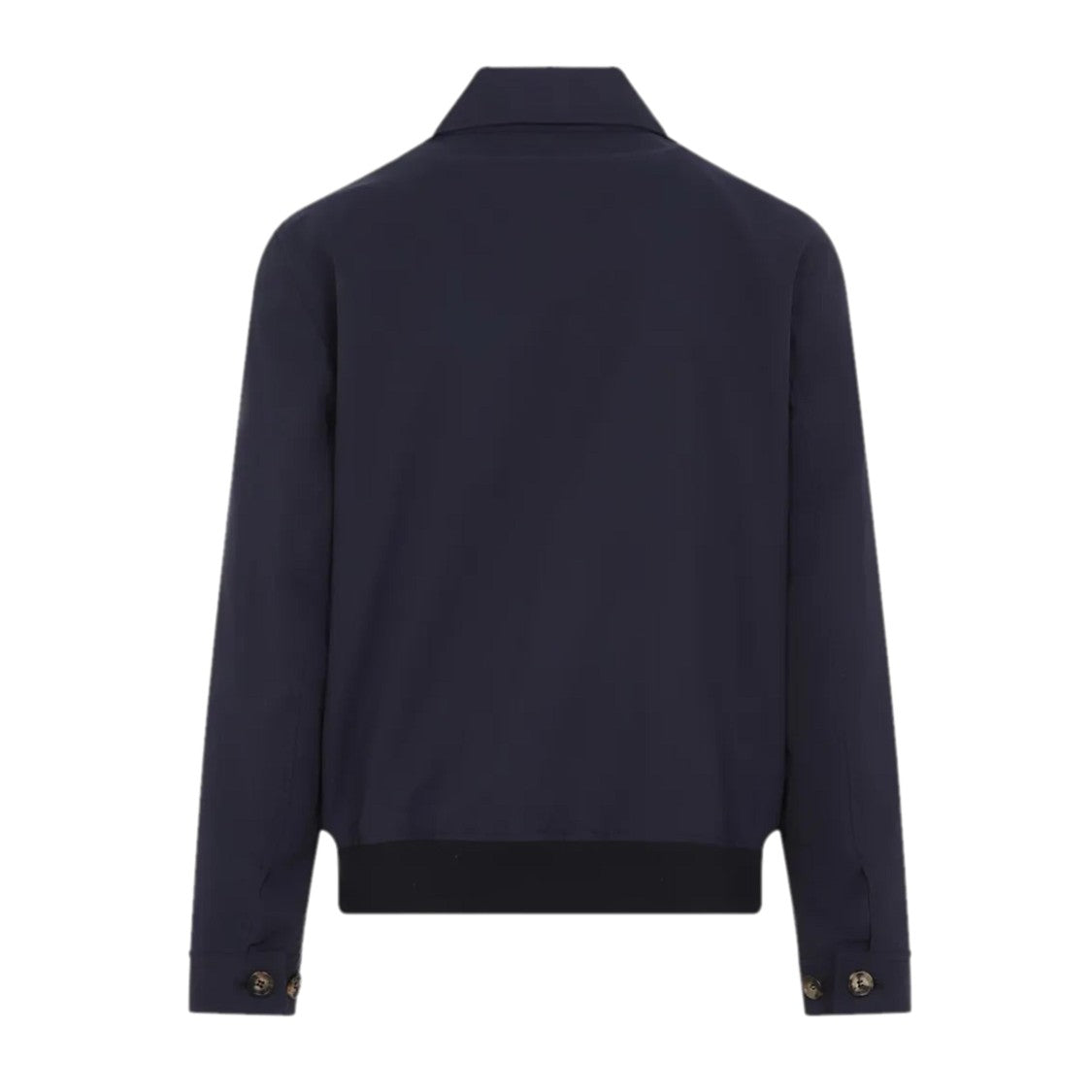 Brunello Cucinelli Tailored Blue Jacket With Classic Button-Up Design And Side Pockets