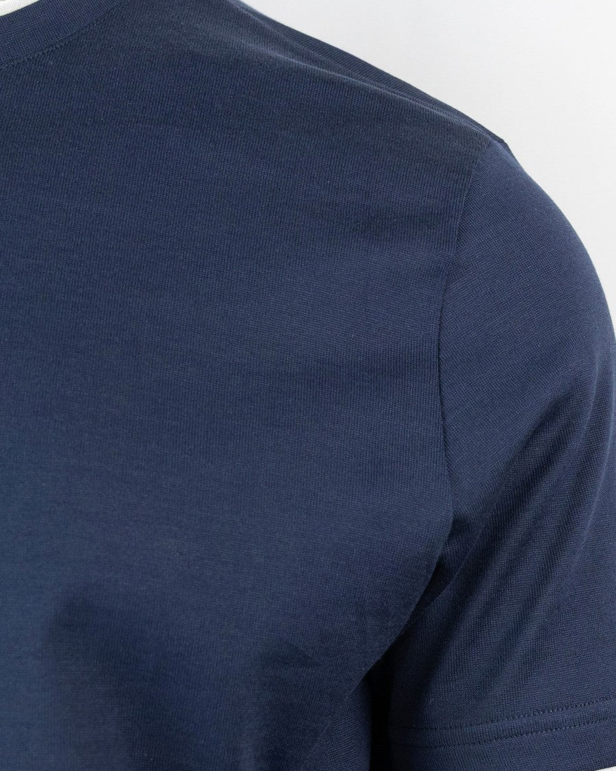 Eleventy Crewneck T-Shirt – Blue