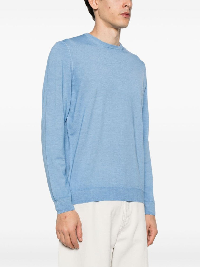 Drumohr Wool Sweater With Full Neck
