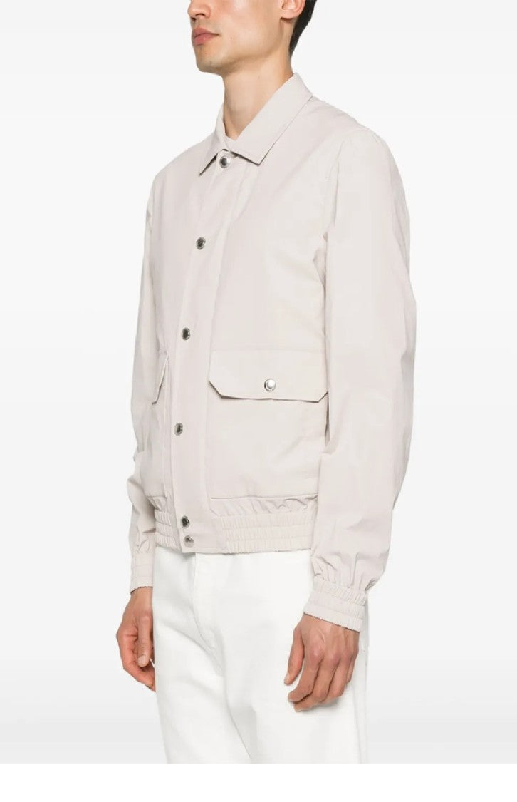 Brunello Cucinelli Classic Collar Jacket With Front Button Closure