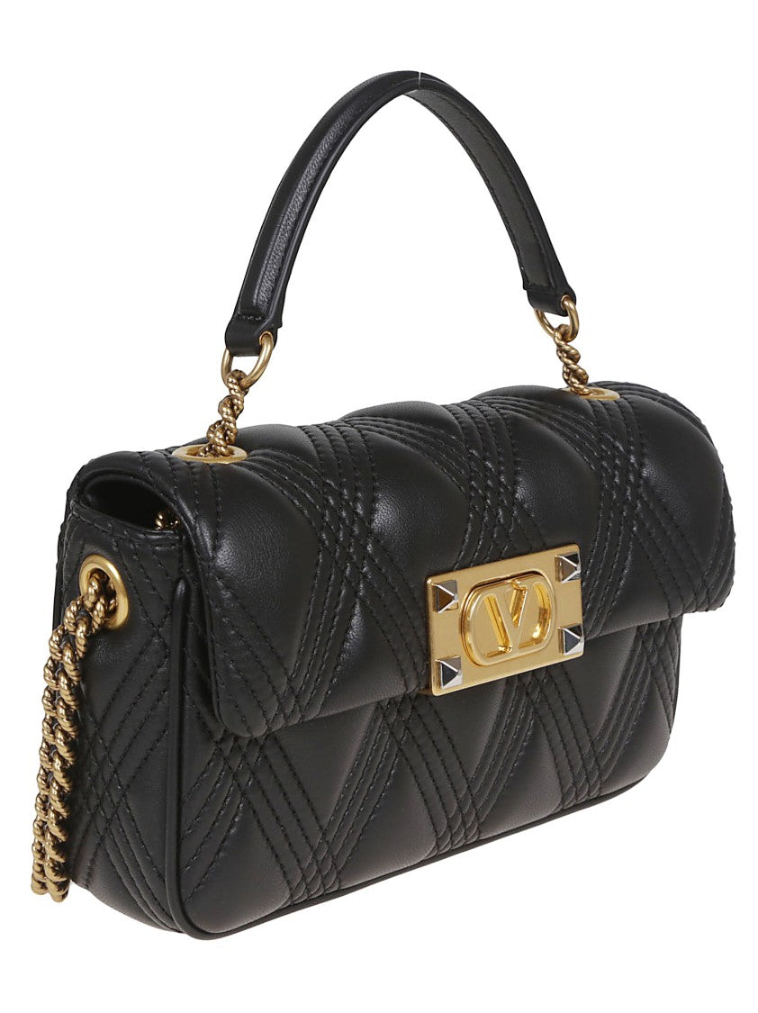 Valentino Garavani Small Top Handle Bag Quiltie 67