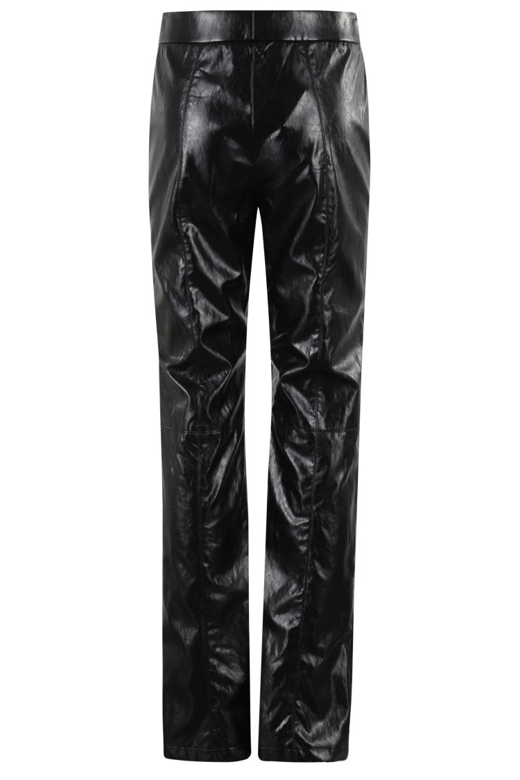 Federica Tosi Metallic Leather Pants