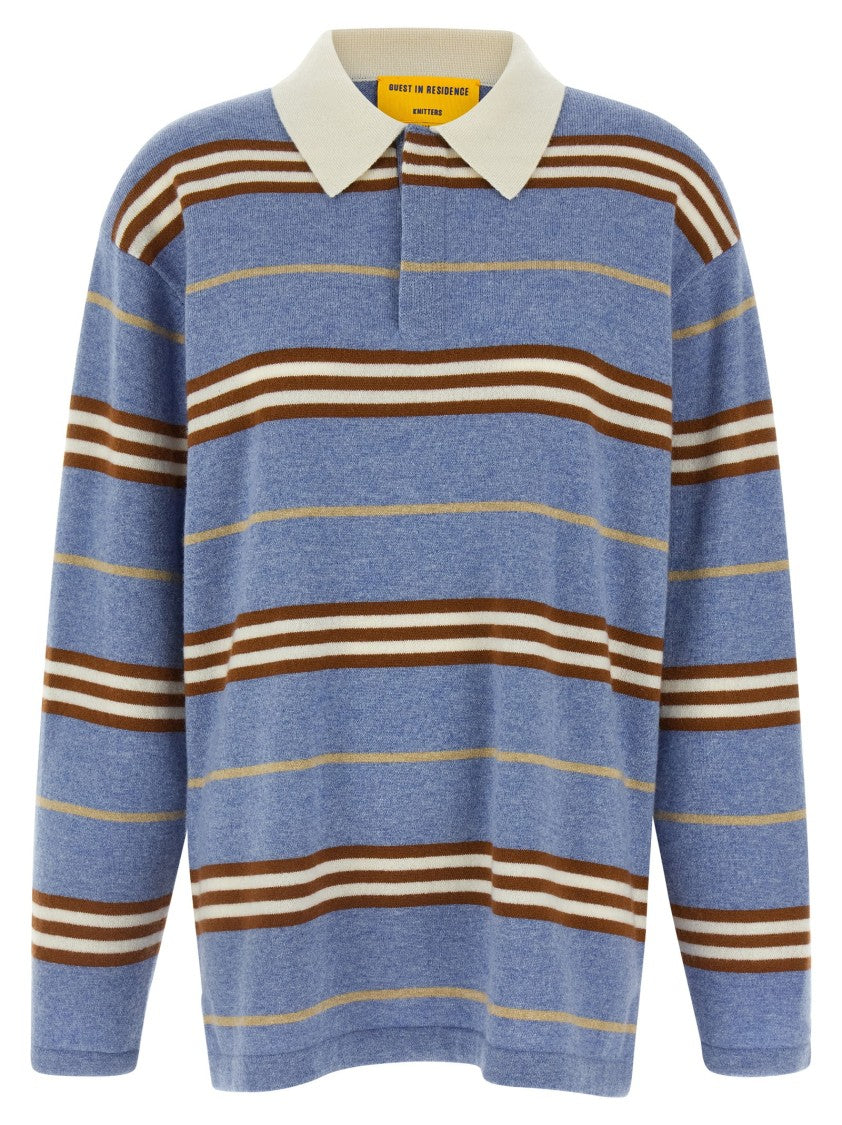 Guest In Residence 'Striped Rugby' Polo Shirt