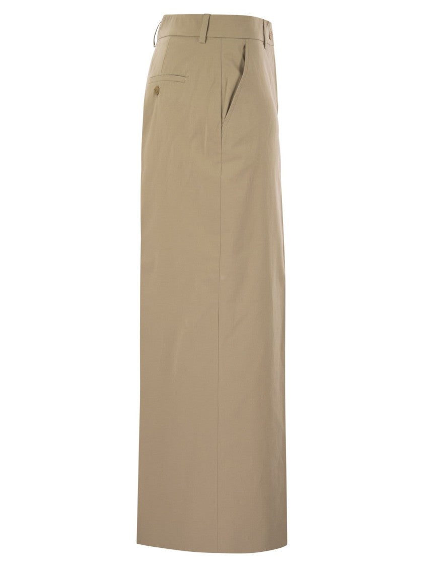 Max Mara Urial - Cotton Satin Crop Trousers