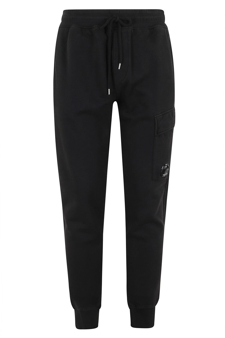 C.P. Company Black Relaxed-Fit Cargo Sweatpants