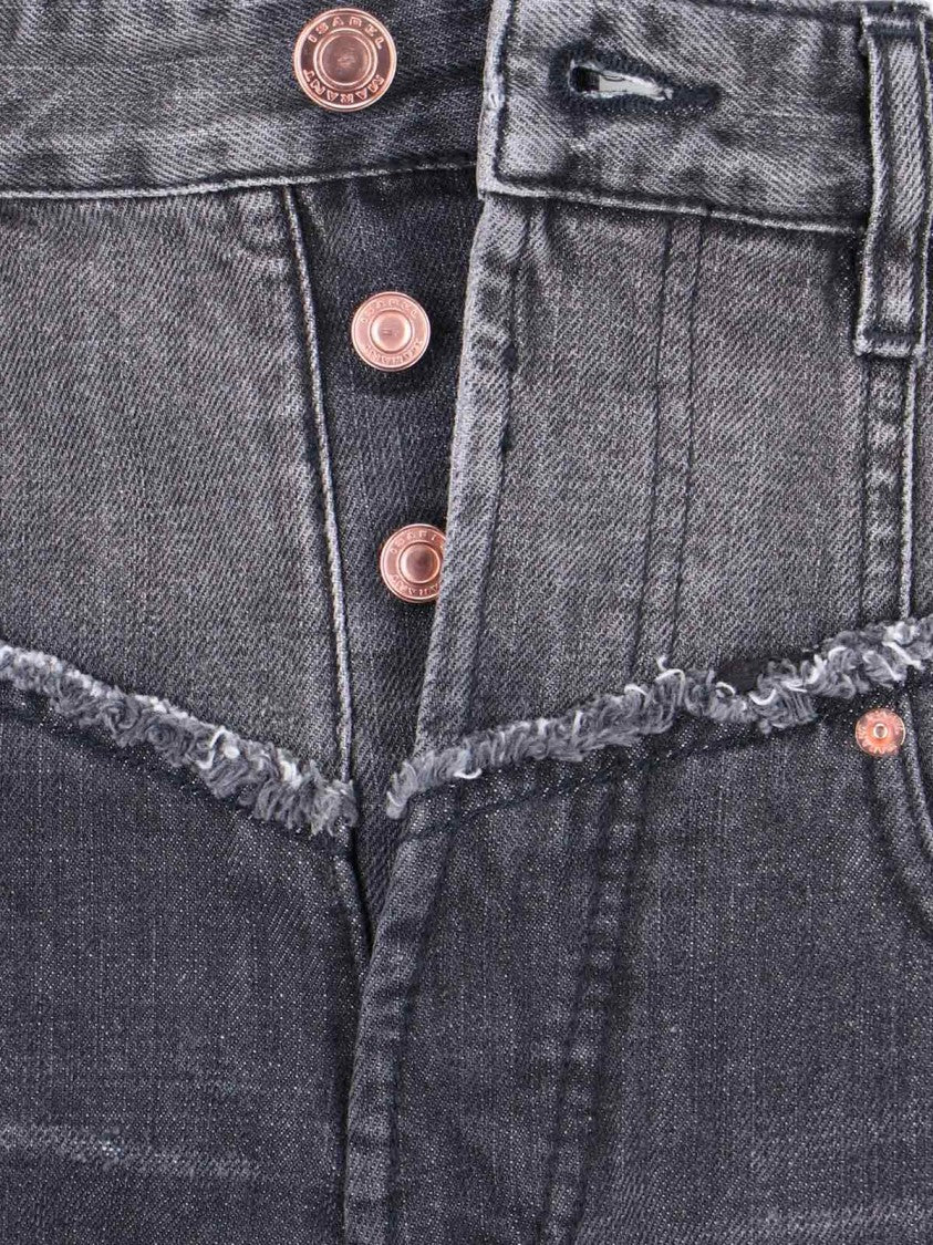 Isabel Marant Noemie' Bicolor Jeans – Black