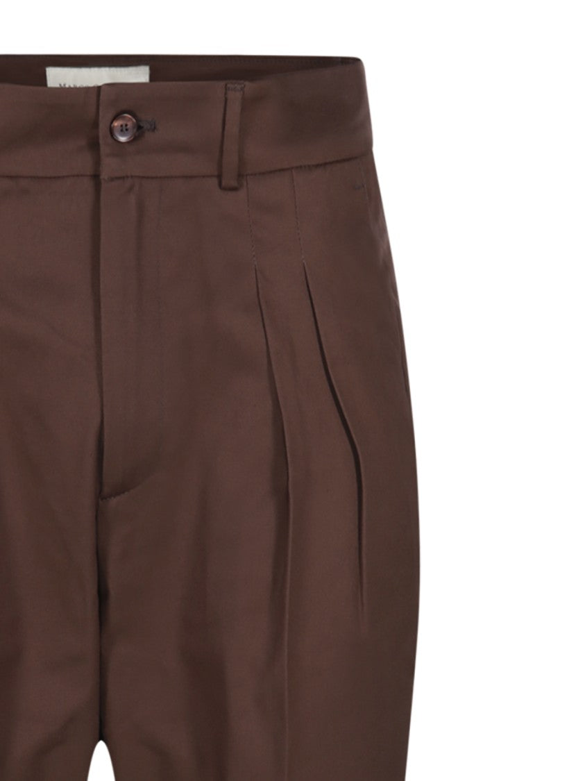 Marco Coppola Double-Pleated Tailored Pants With Refined Cuffs