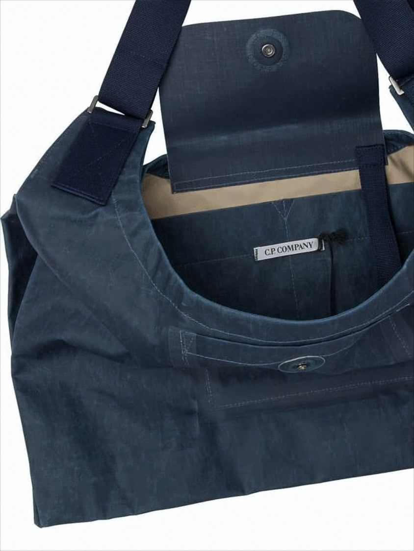 C.P. Company Rectangular Linen Shoulder Bag With Adjustable Strap