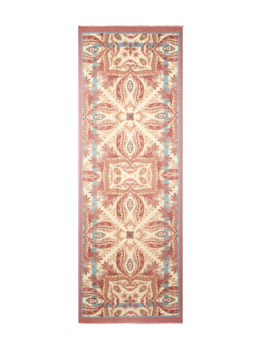 Etro Paisley And Floral Pattern Scarf